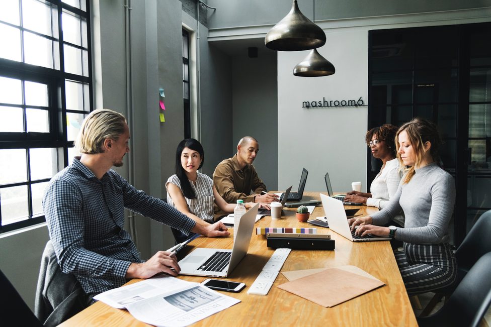 Equipa Mindset Consulting em sessão de trabalho